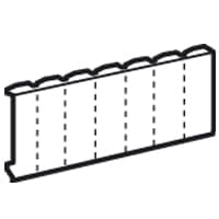 Legrand Practibox3 Заглушка белая 18мод. 001664 — миниатюра 2