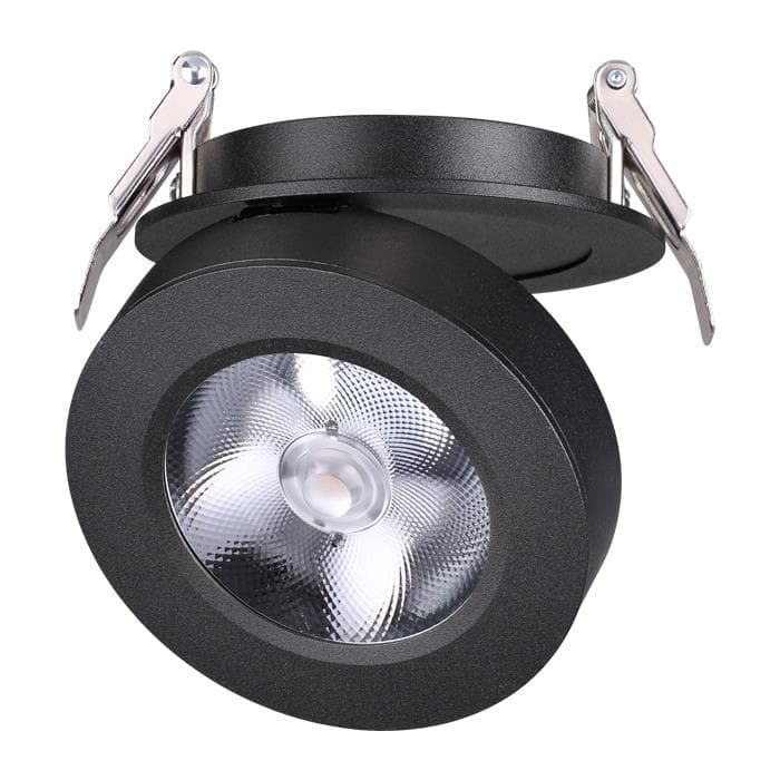 Novotech 357983 NT19 077 черный Встраиваемый светильник IP20 LED 3000К 12W 220V GRODA