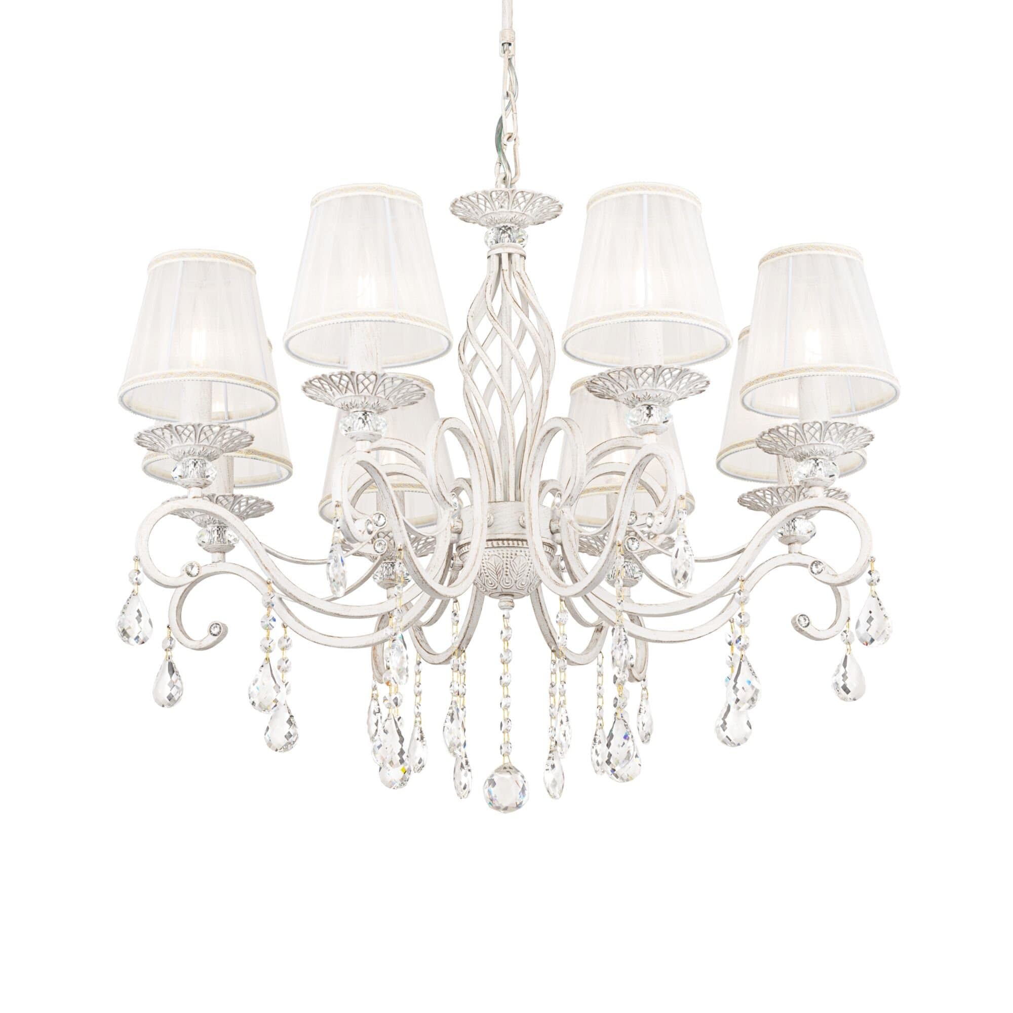 Maytoni Elegant Grace Белый с Золотом Люстра 8xE14 40W ARM247-08-G — миниатюра 4