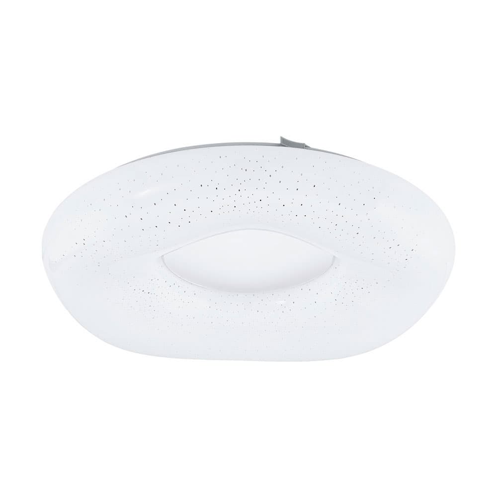 Eglo 99341 Светод. потолочный светильник ZAMUDILO с пультом ДУ, 18W (LED), Ø400, H90, 2000lm, сталь, белы