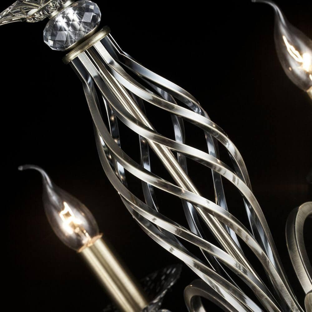 Maytoni Royal Classic Grace Латунь Люстра 8xE14 60W RC247-PL-08-R — миниатюра 5