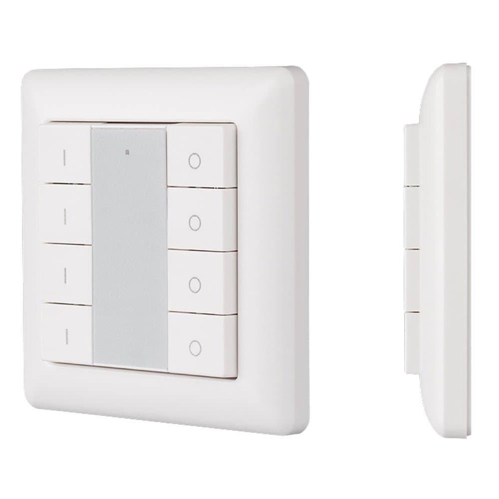 Arlight Панель Knob SR-2853K8-RF-UP White (3V, DIM, 4 зоны) (IP20 Пластик, 3 года) 021460