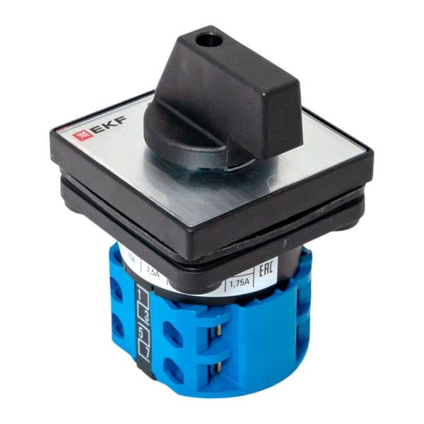 EKF Переключатель кулачковый ПК-1-52 10А 2P «1-2» IP65 — миниатюра 6