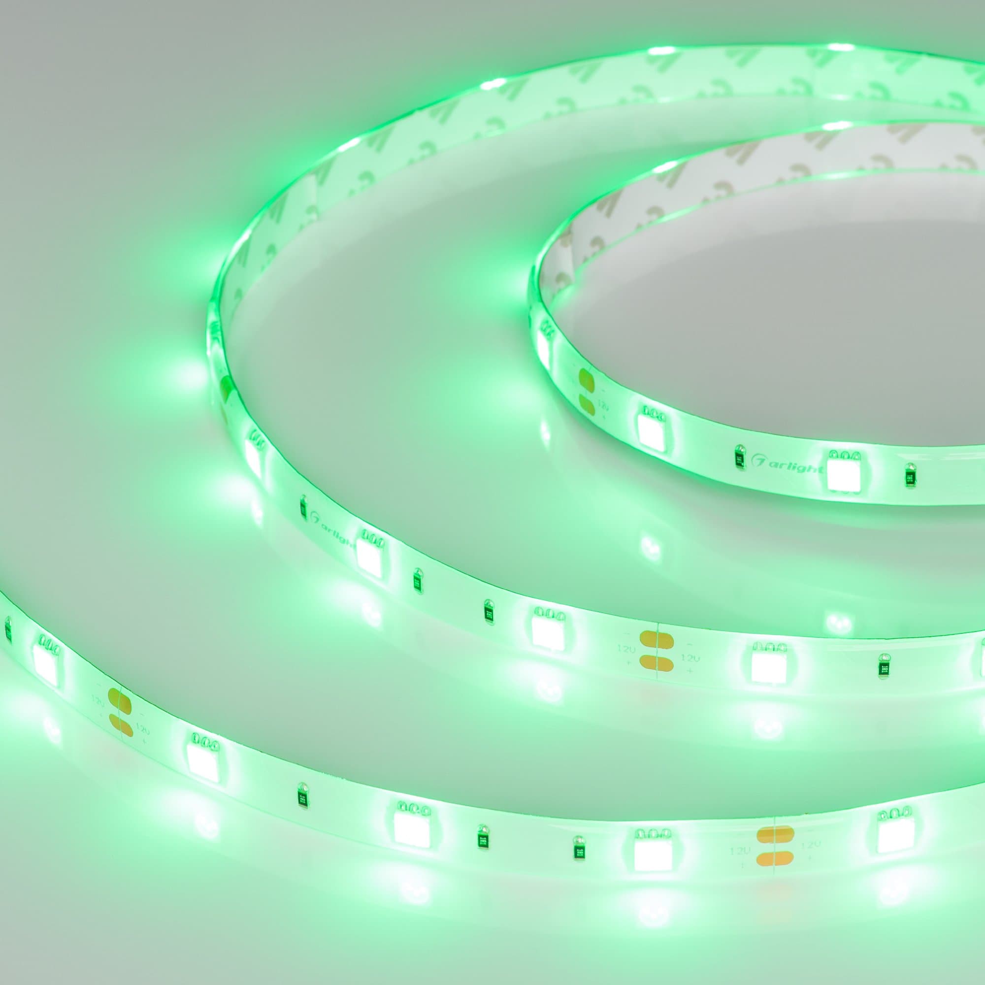 Arlight Светодиодная лента RTW 2-5000SE 12V Green (5060, 150 LED, LUX) (7.2 Вт/м, IP65) 016508 — миниатюра 5