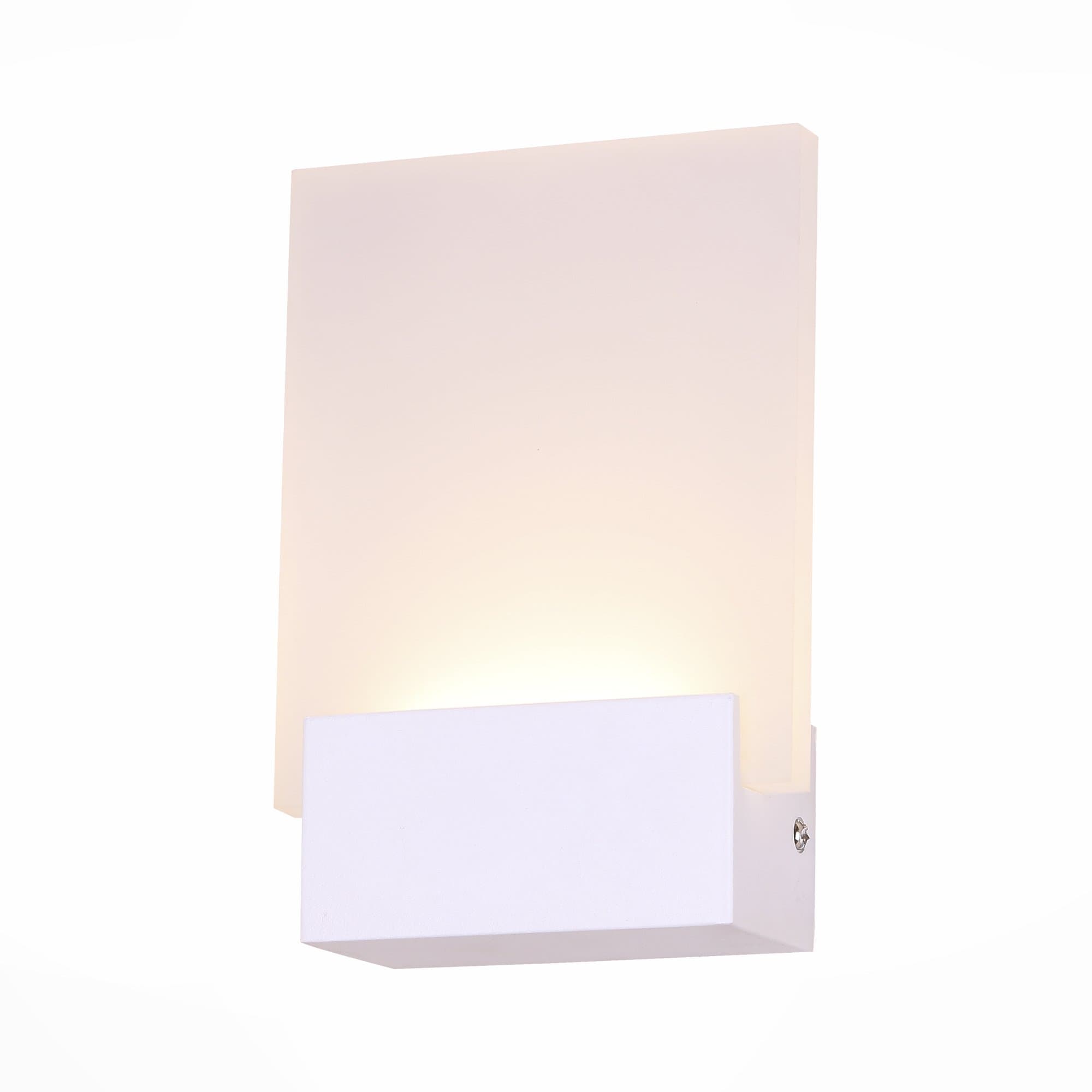 ST LUCE SL580.111.01 Светильник настенный  Белый/Белый LED 1*6W