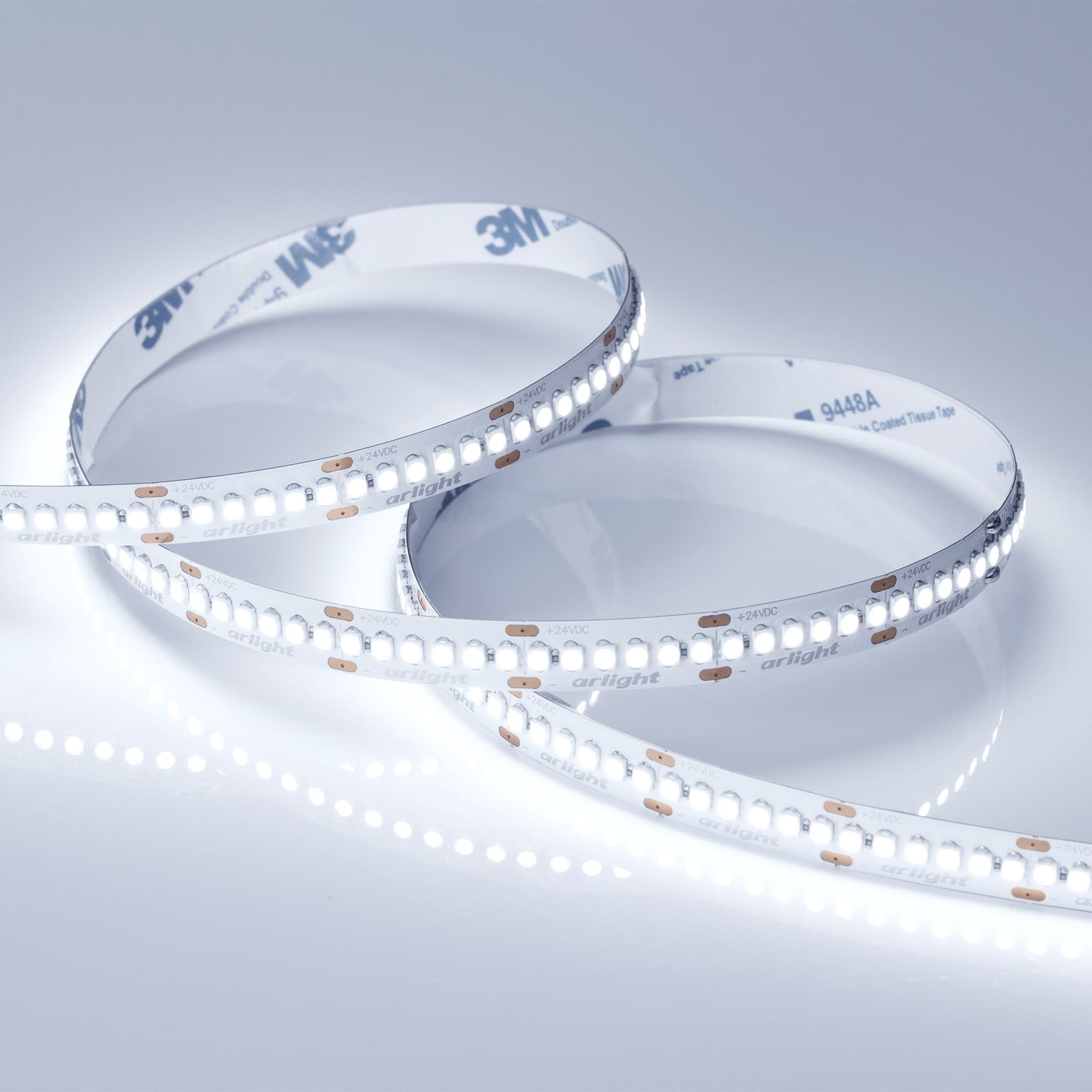 Arlight Светодиодная лента RT6-3528-240 24V Cool 8K 4x (1200 LED) (19.2 Вт/м, IP20) 018728 — миниатюра 2