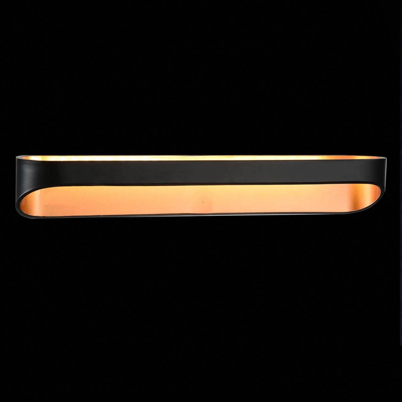 ST LUCE SL582.401.01 Светильник настенный  Черный, Золото/Черный, Золото LED 1*12W — миниатюра 2