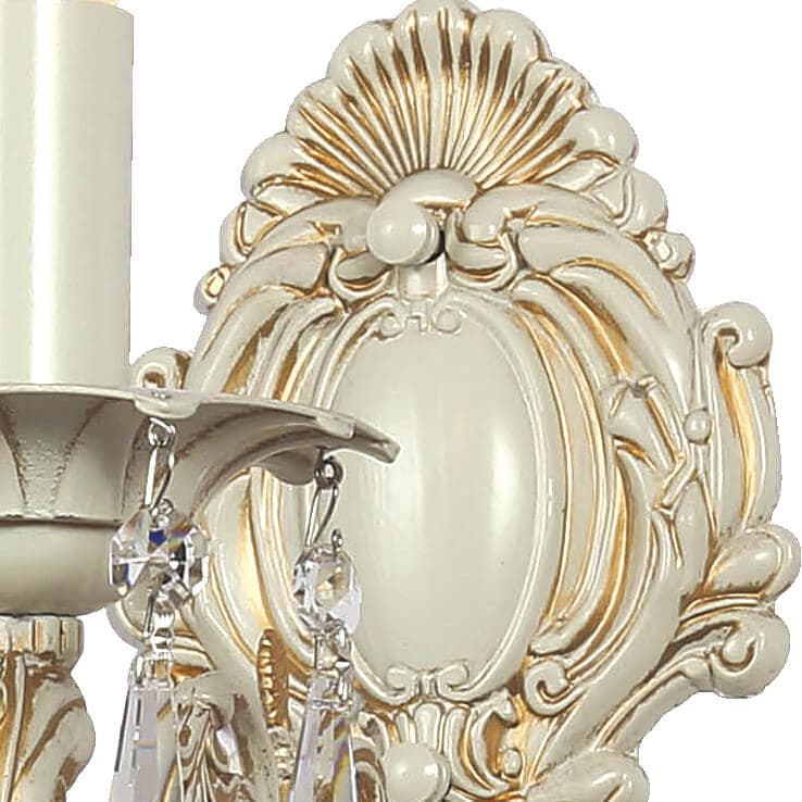 Favourite Gesso Белый Светильник настенный 1*E14*40W 1308-1W — миниатюра 3