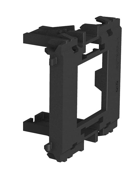OBO Bettermann Адаптер одинарный Modul45 (черный) 6258131 — миниатюра 1