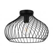Eglo STAVERTON Светильник настенно-потолочный STAVERTON, 1x60W(E27), сталь, черный 32469