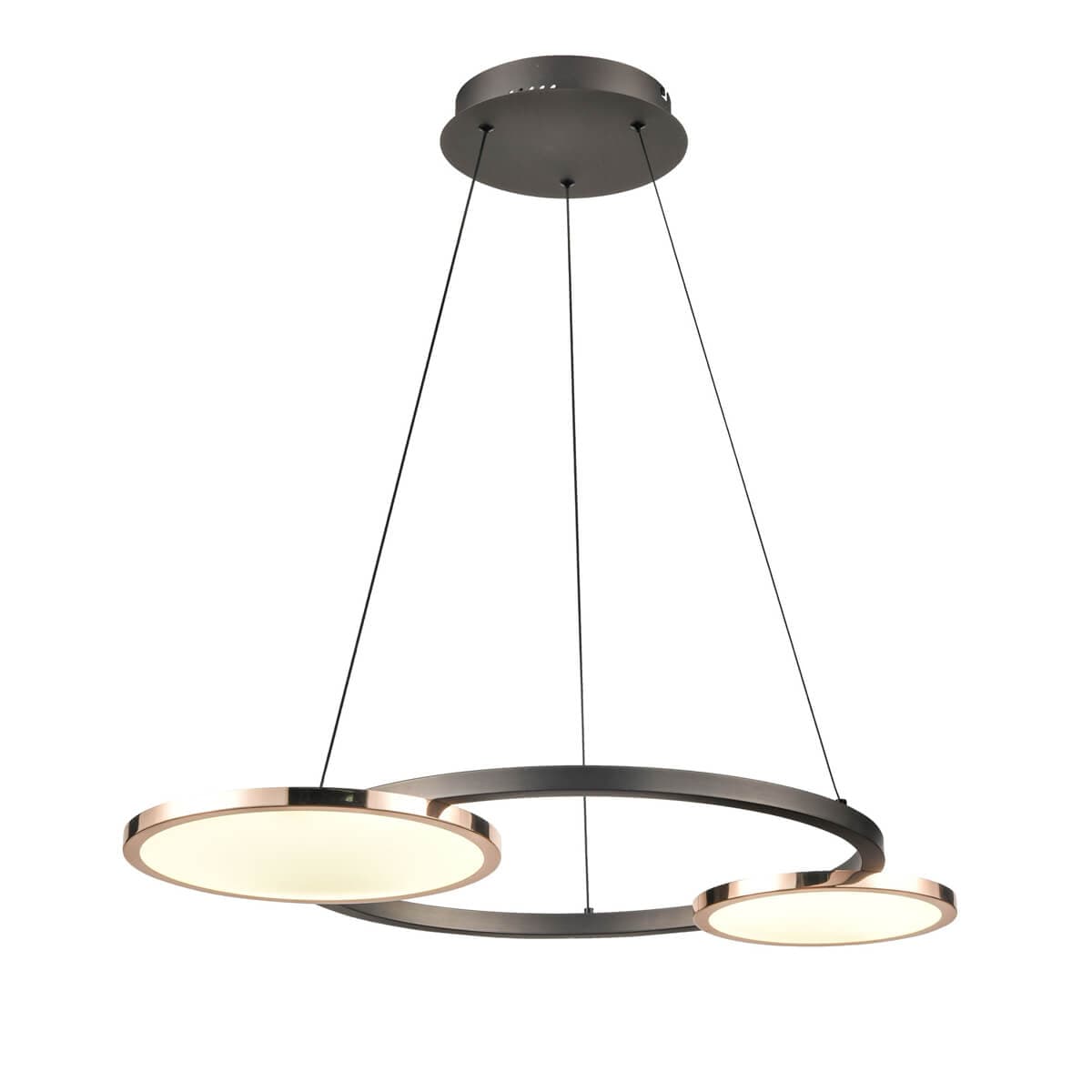 Vele Luce Medusa Светильник подвесной Led L700*W500*H71/1500 черный | black металл | metal VL7272P02