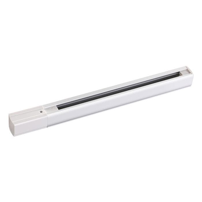 Novotech 135038 NT19 012 белый Трехфазный (четырехжильный) шинопровод 2м с токопроводом (адаптером) и заглушк