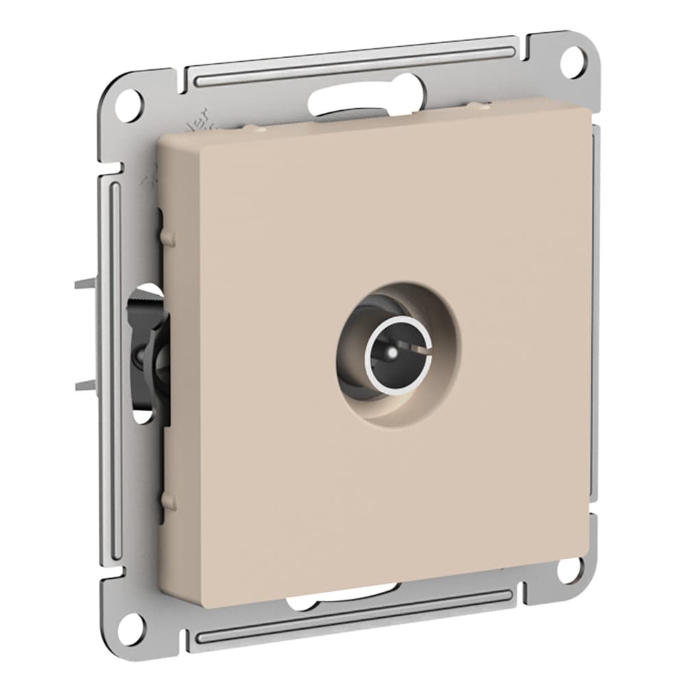 Systeme Electric AtlasDesign Песочный Розетка TV оконечная 1DB, механизм