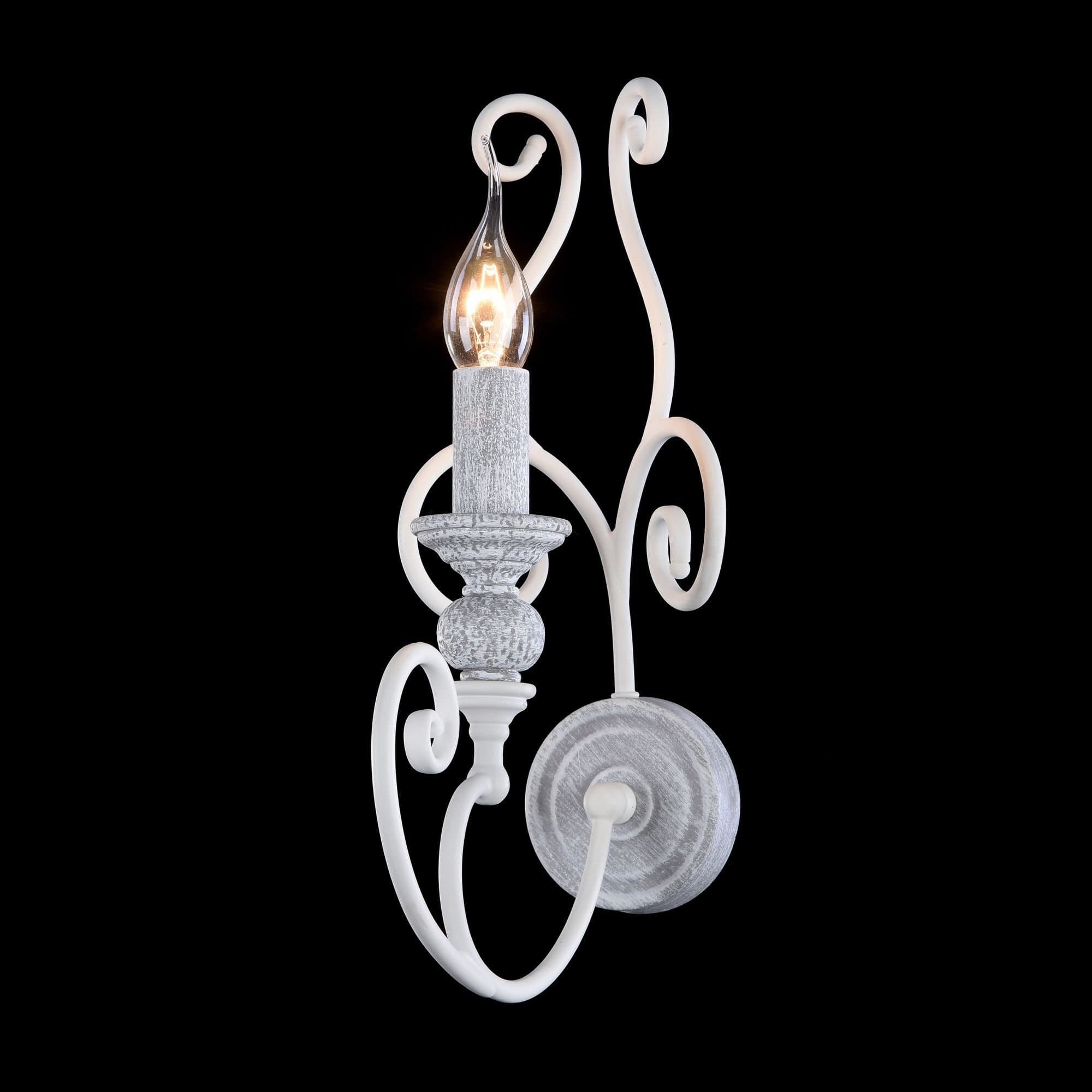 Maytoni Elegant Karina Белый Бра 1xE14 60W ARM631-WL-01-W — миниатюра 5