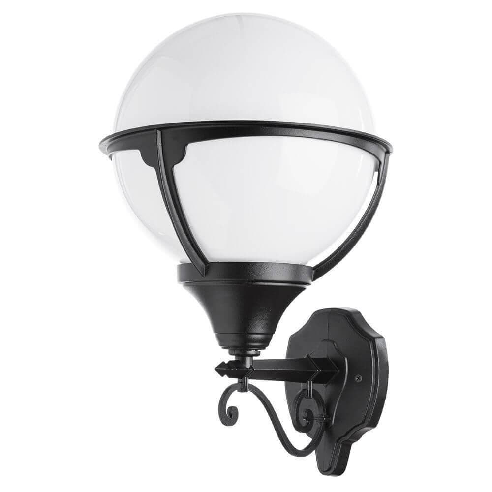 Arte Lamp Monaco Черный/Белый Светильник уличный настенный 100W E27 A1491AL-1BK — миниатюра 1