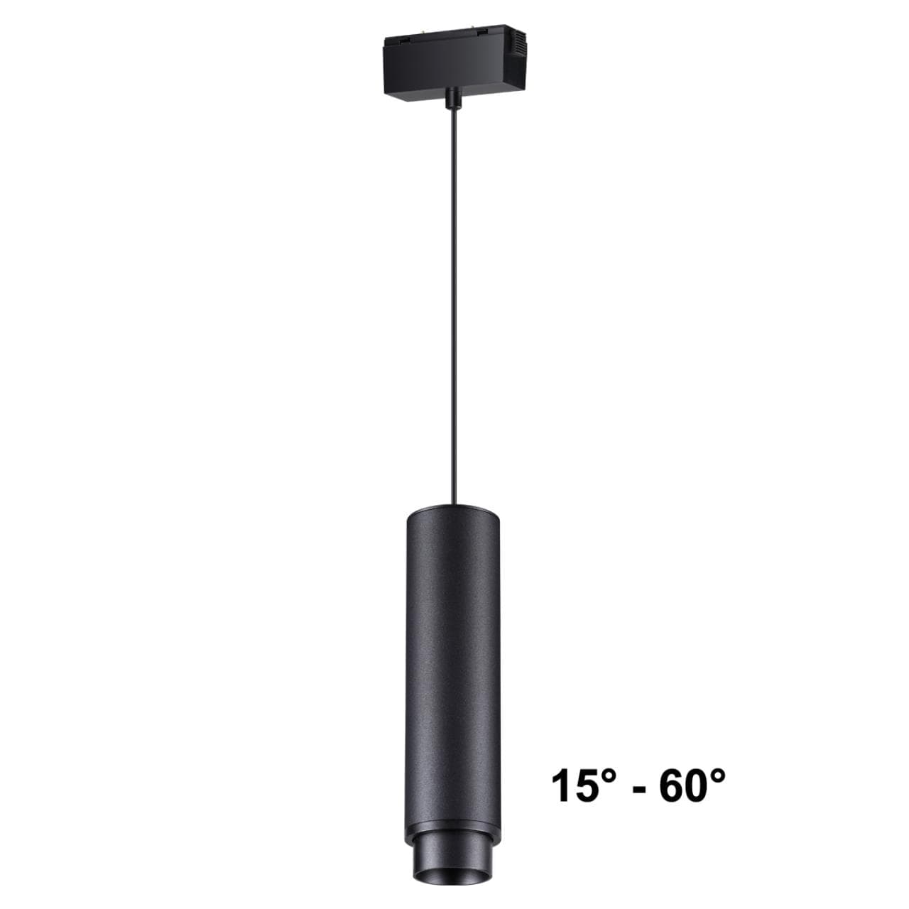 Novotech 358533 SHINO NT21 000 черный Трековый светильник для низковольного шинопровода, длина провода 1м IP20 LED 4000K 30W 48V KIT
