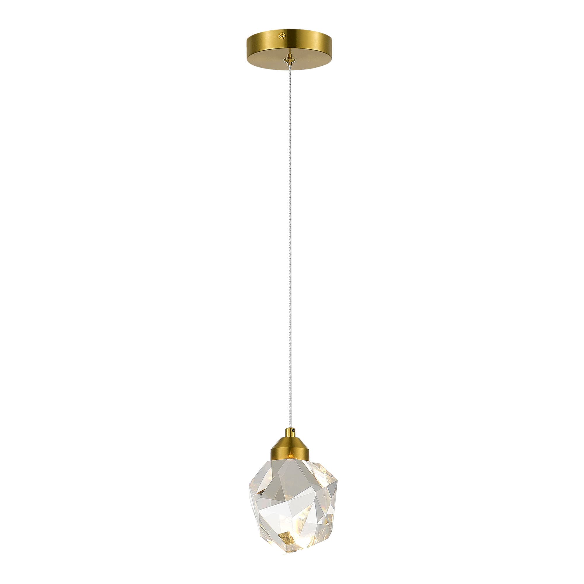 ST LUCE SL6114.203.01 Подвес Золотистый/Прозрачный LED 1*3W 3000K