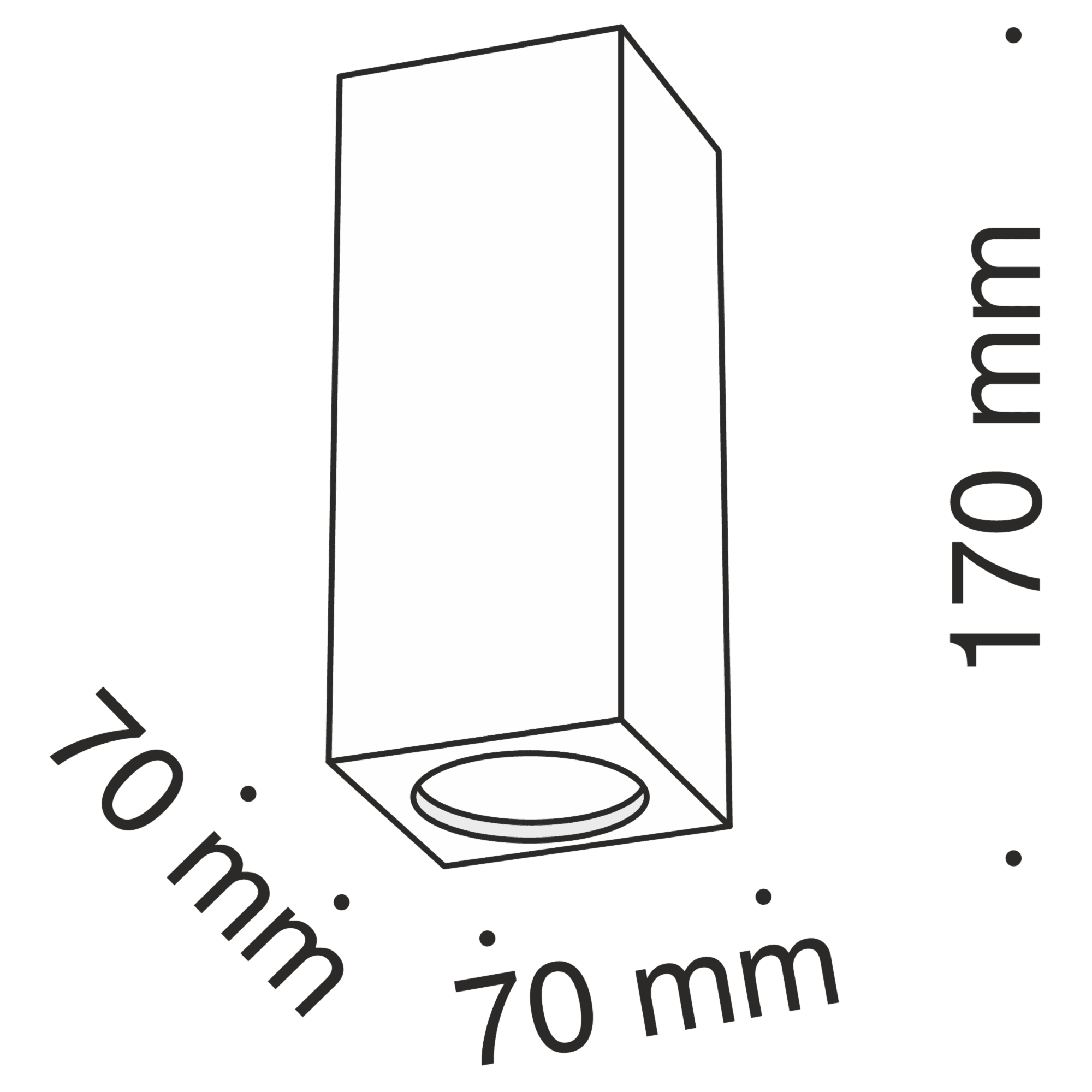 Maytoni Technical Conik gyps Белый Потолочный светильник GU10 30W — миниатюра 3