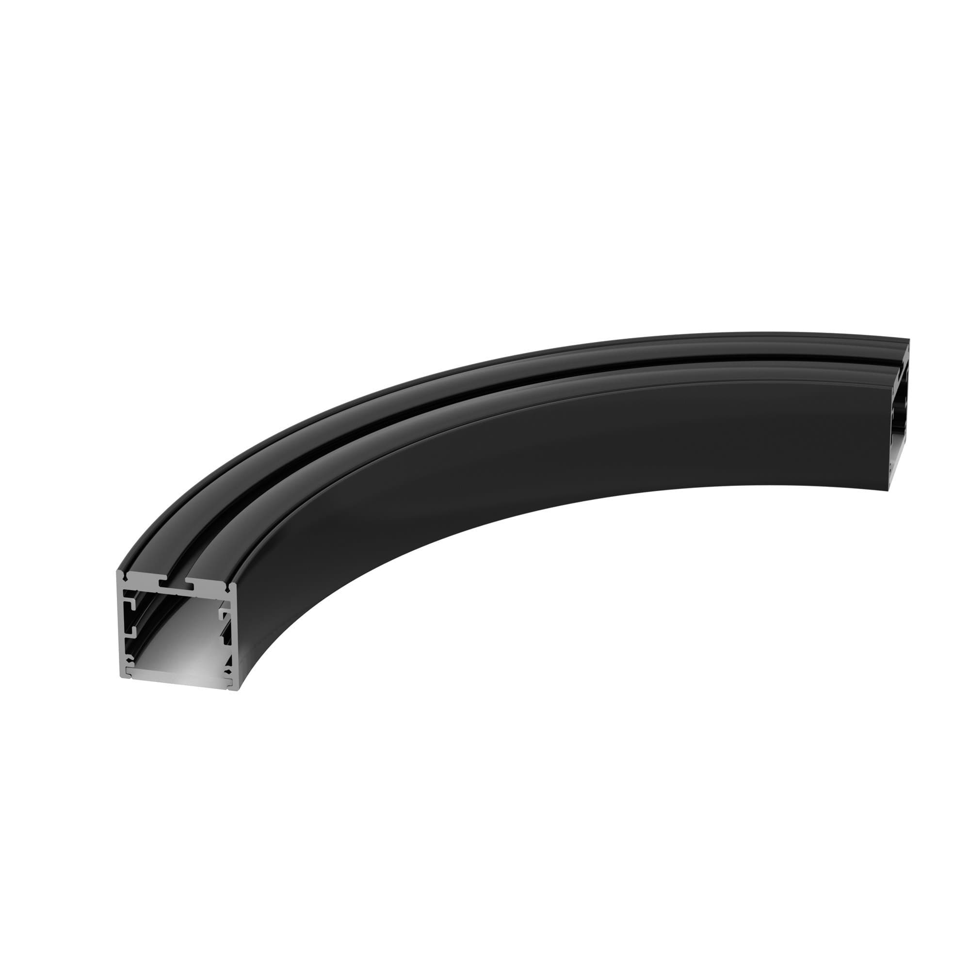 Arlight Профиль SL-ARC-3535-D320-A90 BLACK (дуга 1 из 4) (Алюминий) 032676 — миниатюра 2