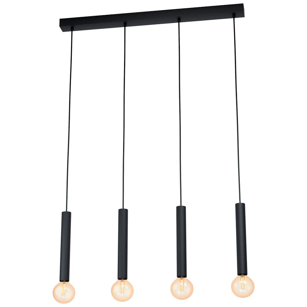 Eglo 98057 Подвес CORTENOVA, 4х60W (E27), L840, B60, H1100, сталь, черный