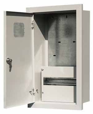Dekraft Корпус металлический 550х330х160 3-фазн. 12 мод. IP31 ЩРУВ-3/12 — миниатюра 4
