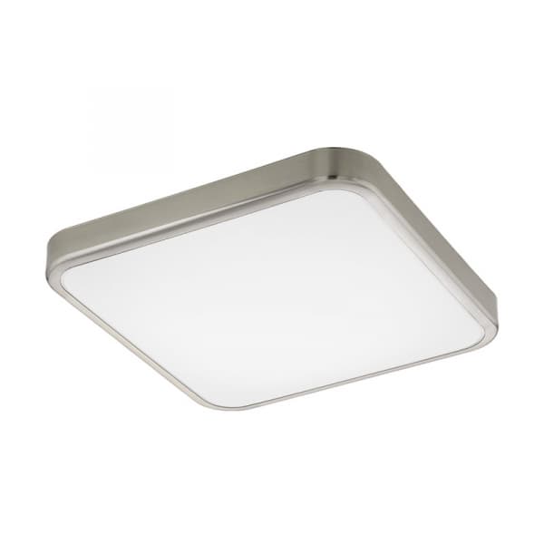 Eglo Светильник LED настенно-потолочный MANILVA 1, 16W(LED), 290х290, сталь, никель мат./пластик, белый 96231 — миниатюра 1