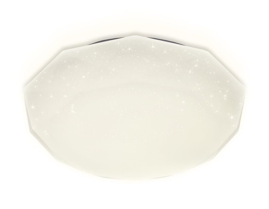 Ambrella Потолочный светодиодный светильник с пультом FF17 WH белый 48W 400*400*75 (ПДУ ИК)
