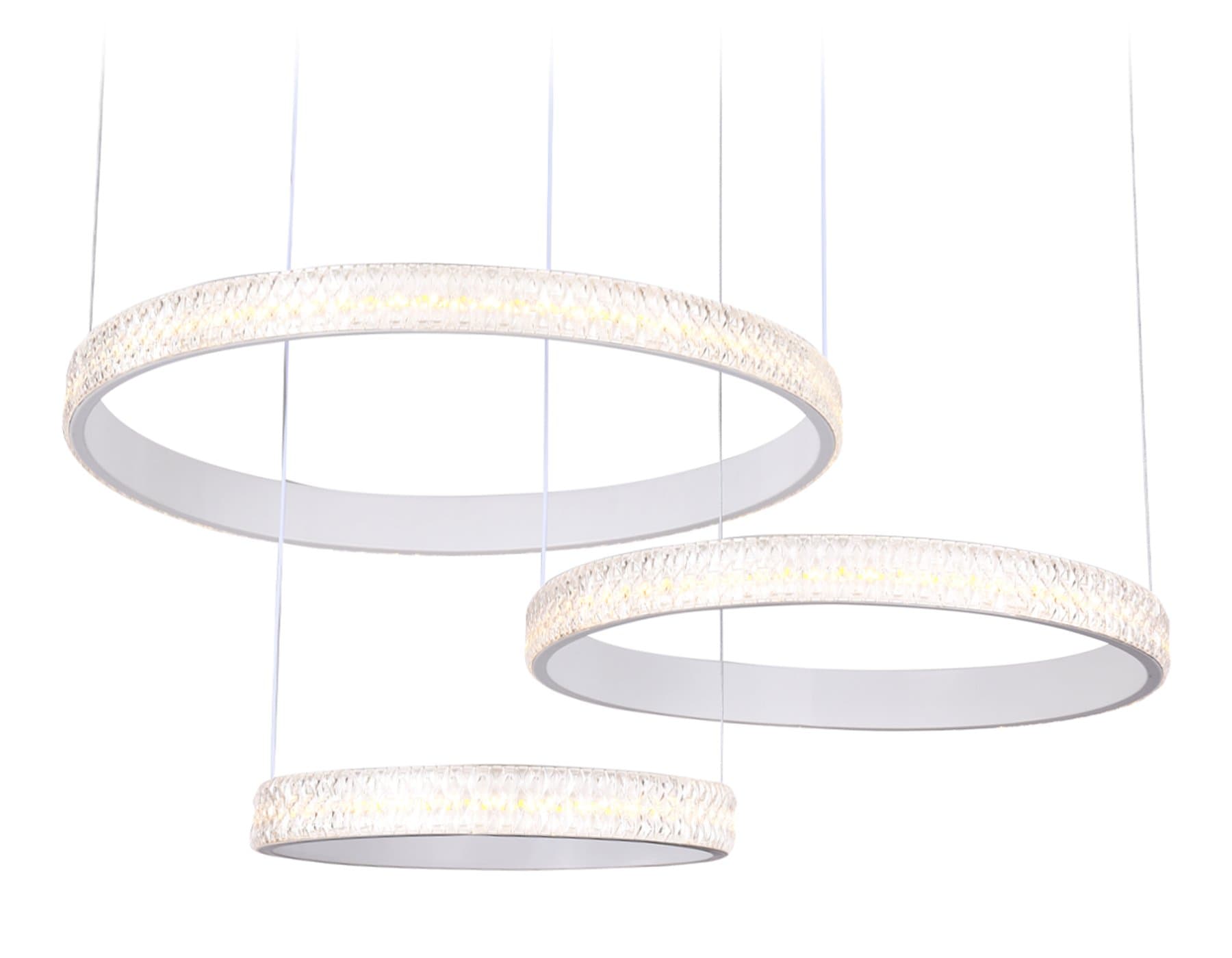 Ambrella Потолочный светодиодный светильник с пультом FA6161 WH белый 99W 720*500*900 (ПДУ РАДИО 2.4) — миниатюра 4