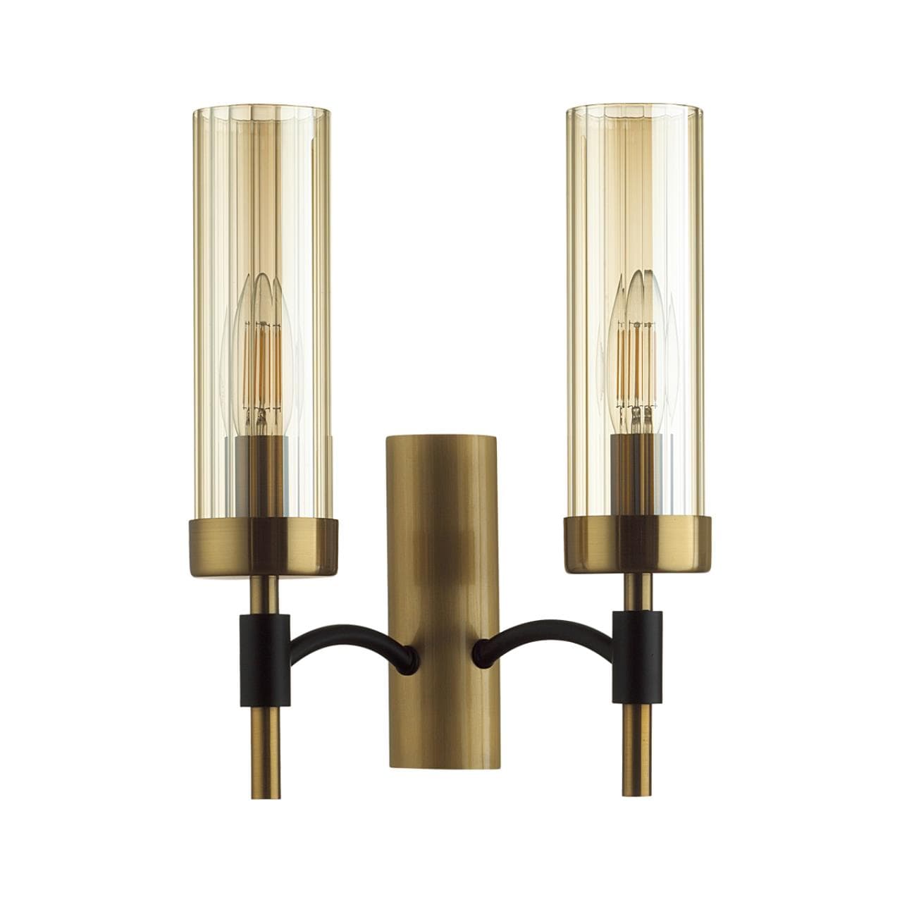 Lumion 6538/2W CLASSI LN23 167 чёрный, латунь Бра E14 2*40W 220V SHARON