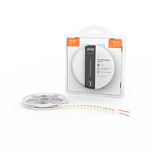 Gauss Лента Basic 12V 9,6W/m 624lm/m 3000K IP20 LED 2m 1/100 BT060
