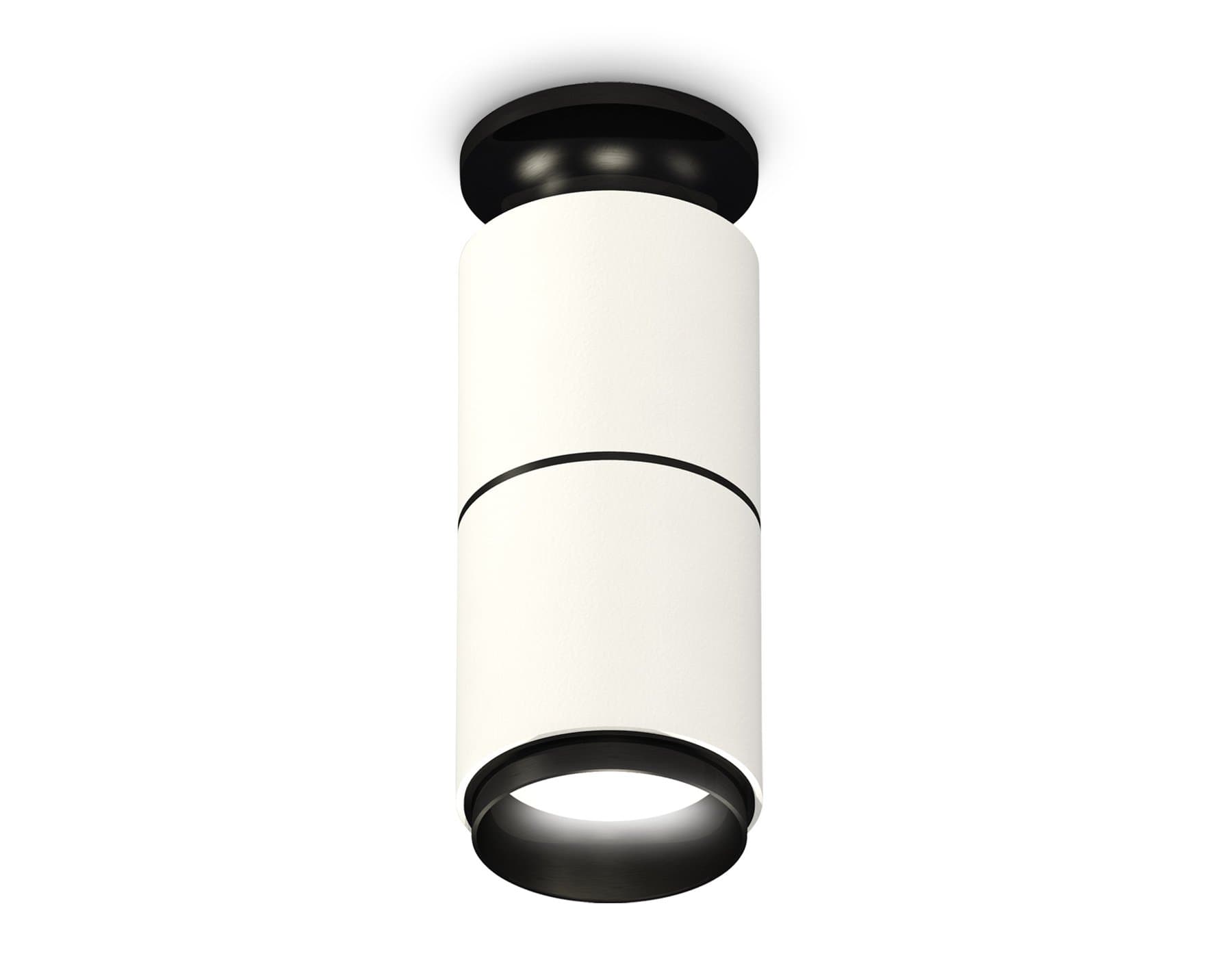 Ambrella Комплект накладного светильника XS6301221 SWH/PBK белый песок/черный полированный MR16 GU5.3 (N6902, C6301, A2061, N6121)