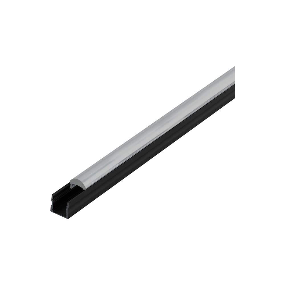 Eglo 98937 Профиль SURFACE PROFIL 3, L1000, B17, H20, угол линзы 30°, алюминий, черный/пластик, прозрачный
