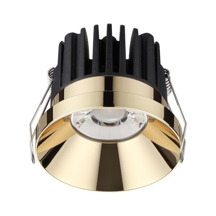 Novotech 357909 NT19 088 золото Светильник встраиваемый IP44 LED 3000К 10W 100-265V METIS