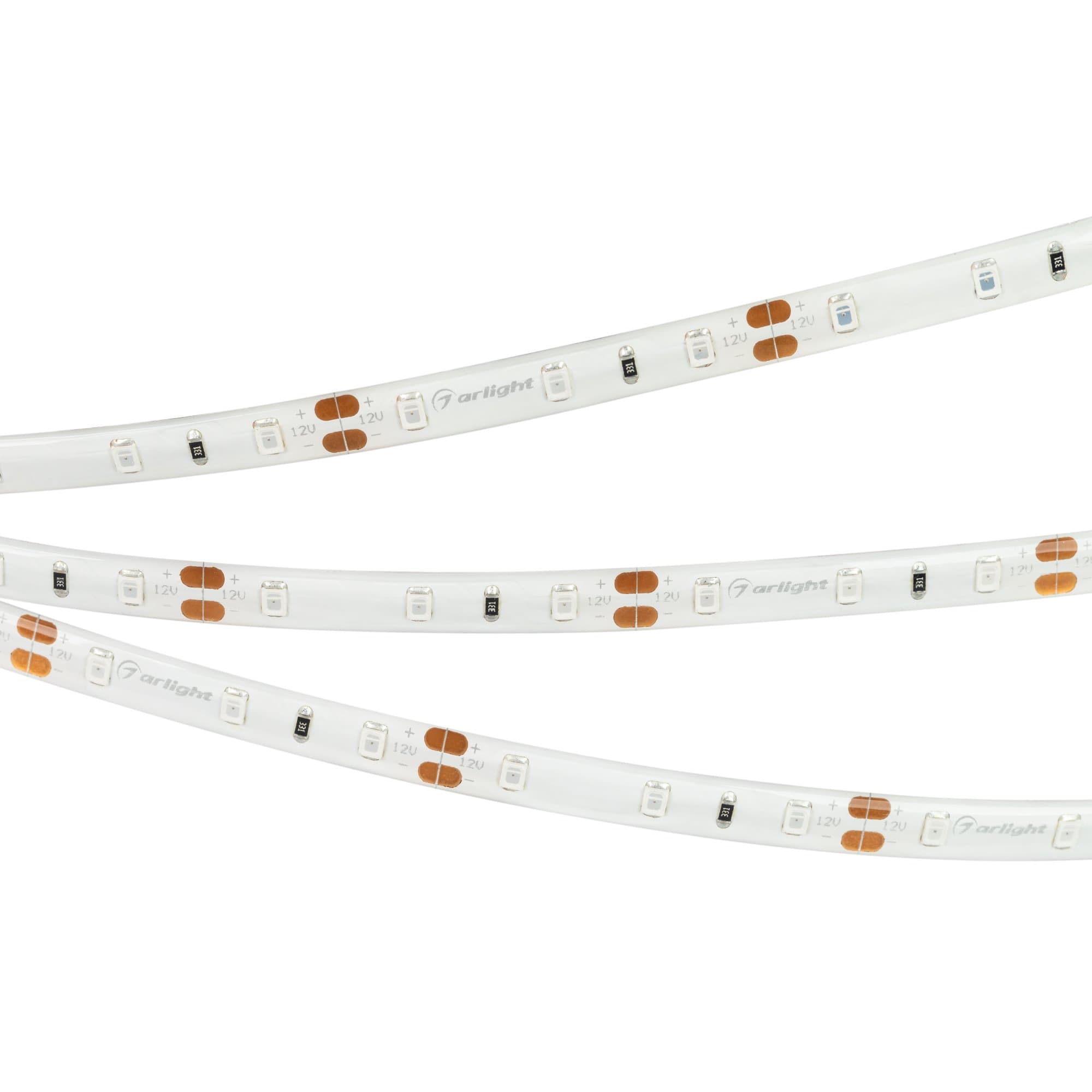 Arlight Светодиодная лента герметичная RTW-SE-A60-8mm 12V Yellow (4.8 W/m, IP65, 2835, 5m) (-) 015731(2)
