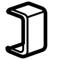 Legrand Накладка на стык для плинтуса 30007/08 20х12.5 033602 — миниатюра 2
