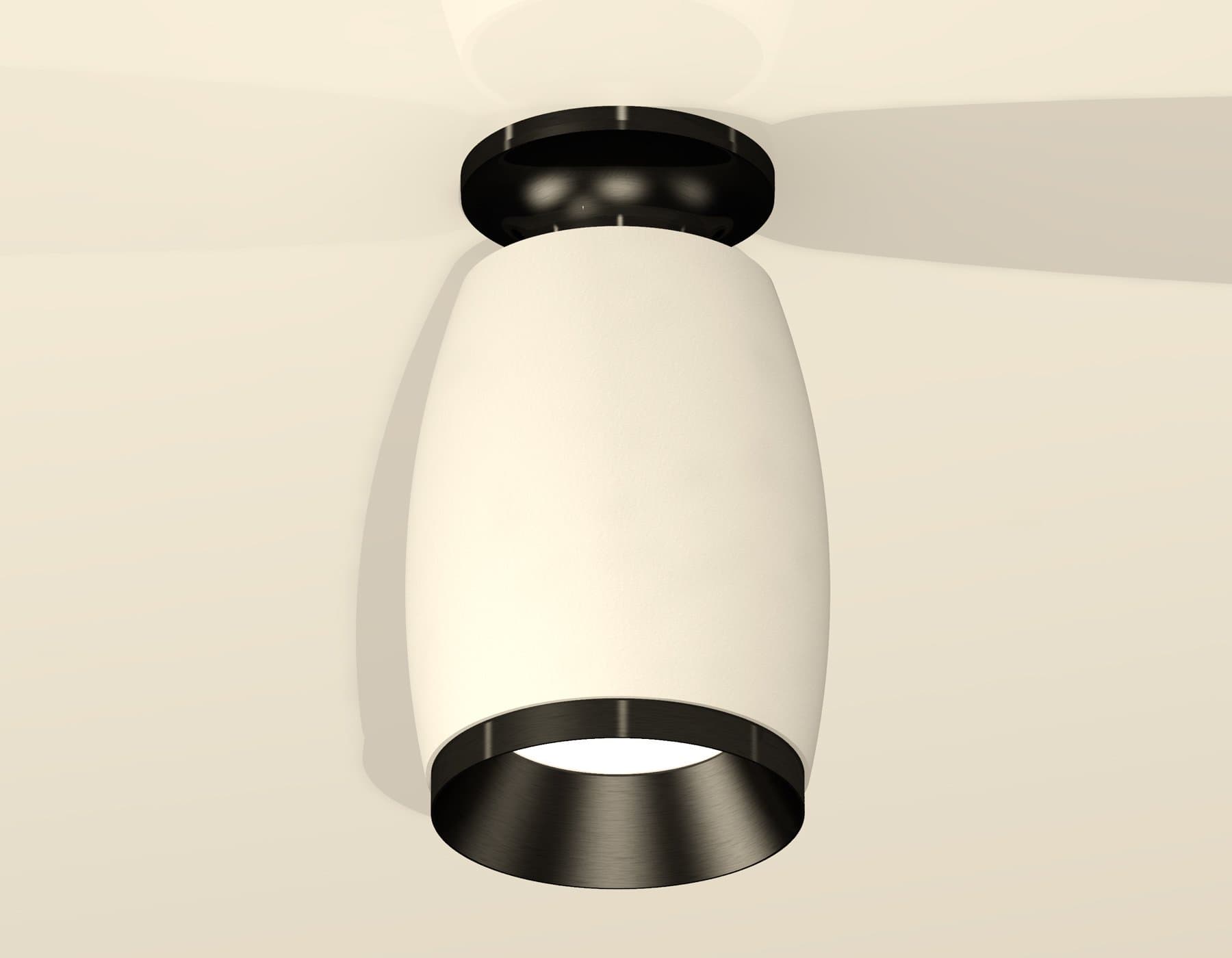Ambrella Комплект накладного светильника XS1122041 SWH/PBK белый песок/черный полированный MR16 GU5.3 (N6902, C1122, N7031) — миниатюра 2