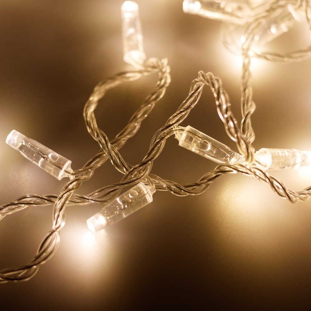 Arlight Светодиодная гирлянда ARD-STRING-CLASSIC-10000-CLEAR-100LED-STD WARM (230V, 7W) (Ardecoled, IP65) 025779