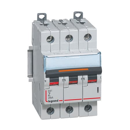 Legrand DX3 Автоматический выключатель 3P 10A (Z) 25kA 409923 — миниатюра 2
