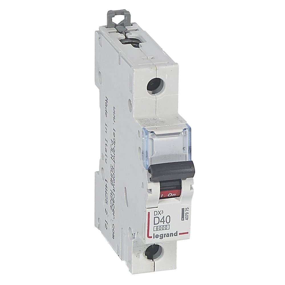 Legrand DX3 Автоматический выключатель 1P 40A (D) 10кА 407975 — миниатюра 1