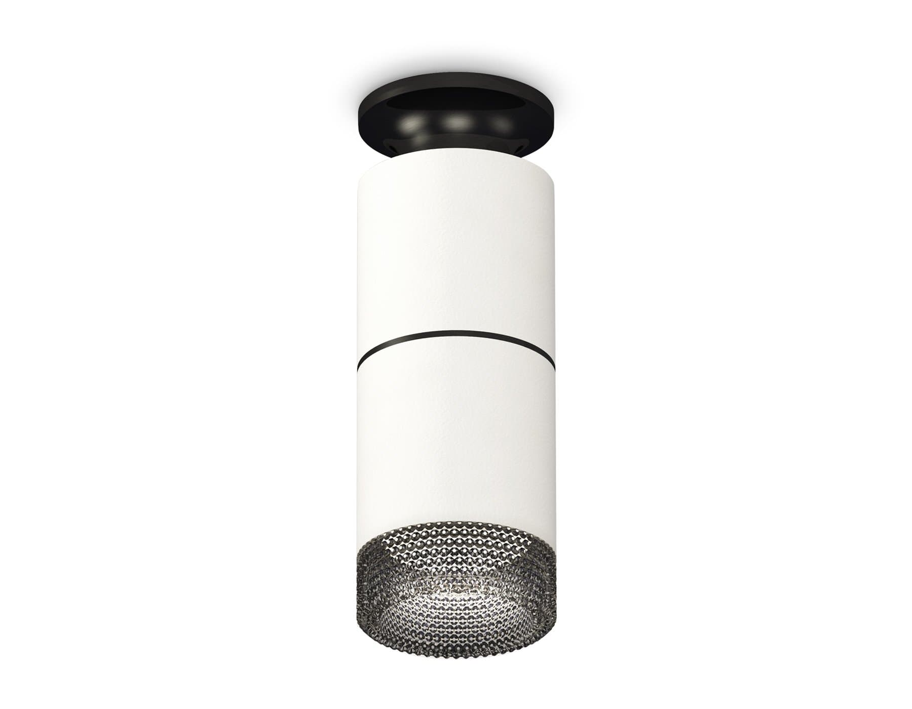 Ambrella Комплект накладного светильника XS6301222 SWH/PBK/BK белый песок/черный полированный/тонированный MR16 GU5.3 (N6902, C6301, A2061, N6151) — миниатюра 1
