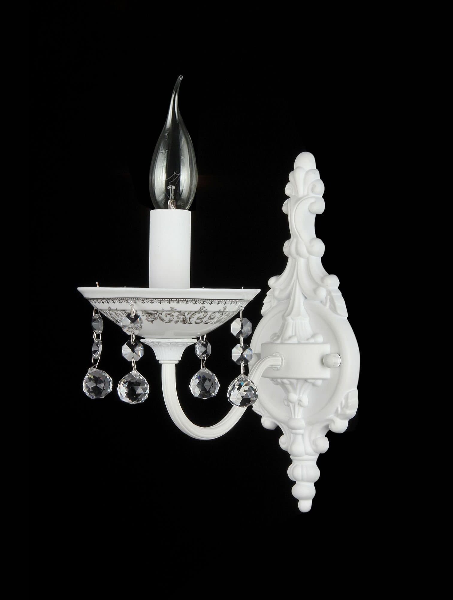 Maytoni Elegant Bellona Белый Бра 1xE14 60W ARM386-01-W — миниатюра 4