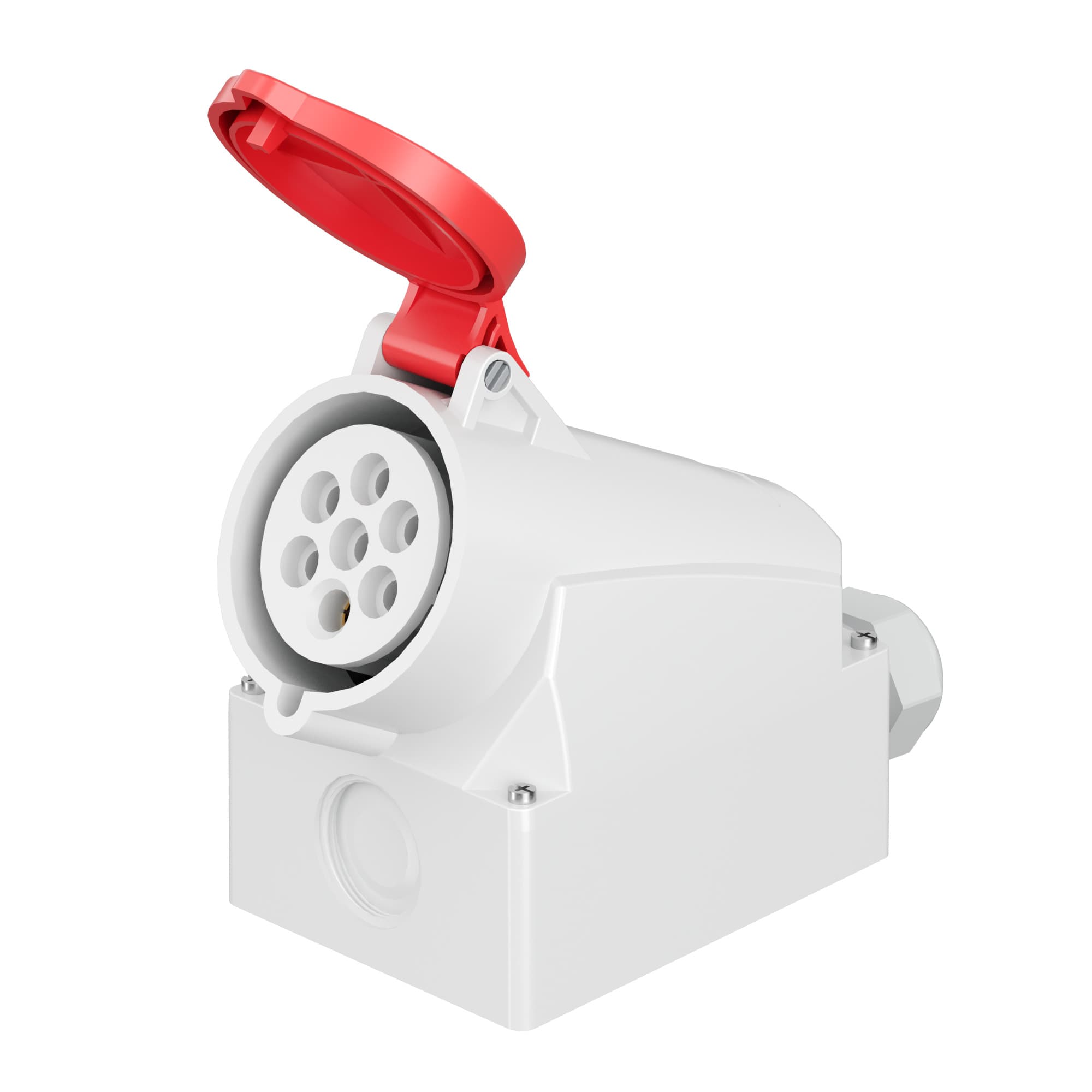 Розетка настенная WS IP44 32A 6P+E 400В — миниатюра 1