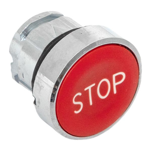 EKF Исполнительный механизм кнопки "STOP" XB4 красный плоский возвратный без фиксации IP65 — миниатюра 6