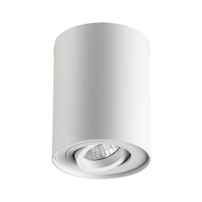 Odeon Light 3564/1C ODL18 115 PILLARON Светильник Потолочный накладной белый IP20 GU10 1*50W 220V — миниатюра 1