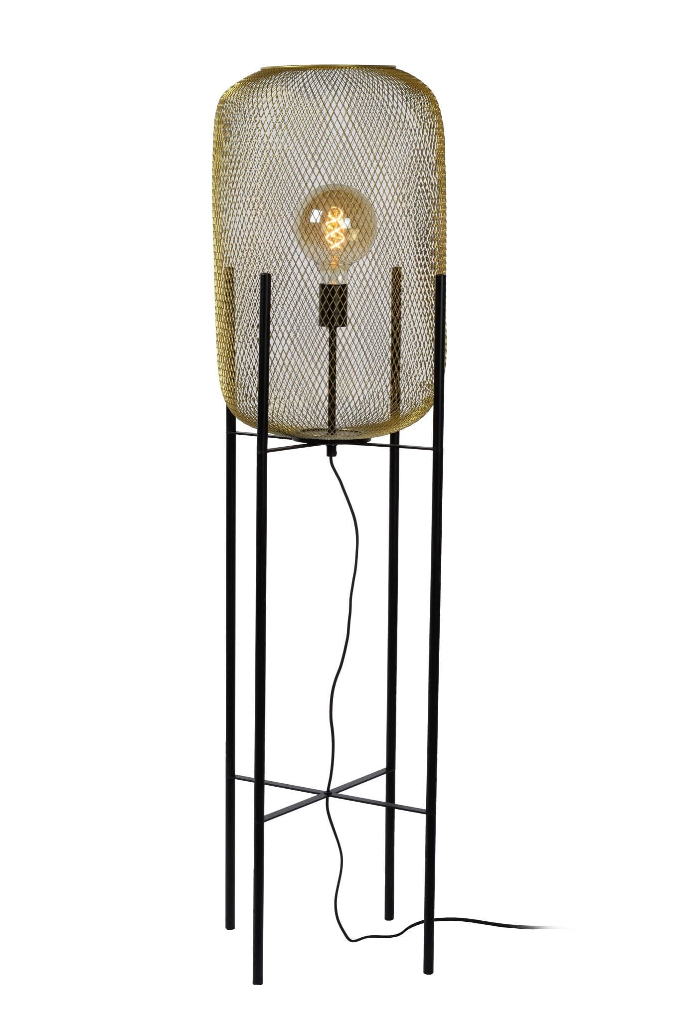 Lucide MESH Матовый  Золотой Торшер 45785/01/02 — миниатюра 2
