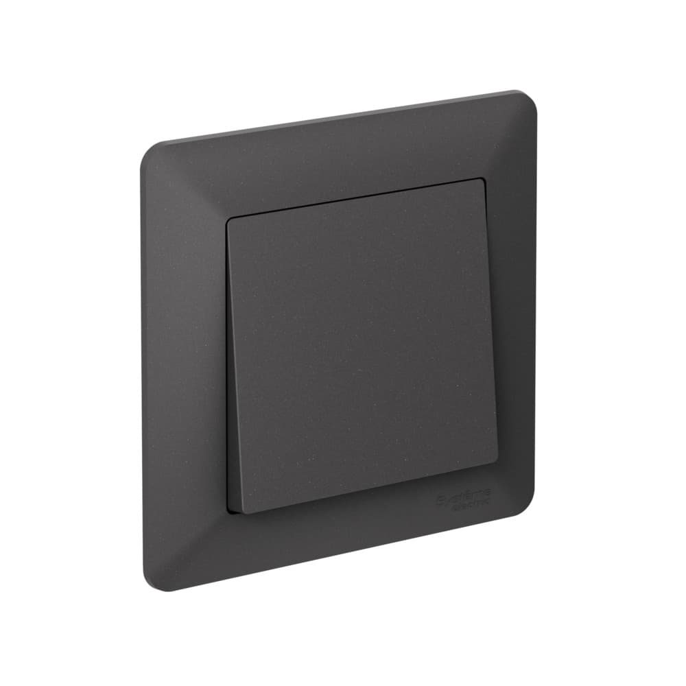Systeme Electric AtlasDesign Air Базальт/дымчатый черный Рамка 1-ая — миниатюра 2