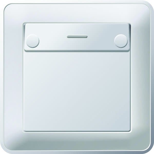 Systeme Electric Wessen 59 Бел Выключатель карточный 16А (в сборе, с рамкой)