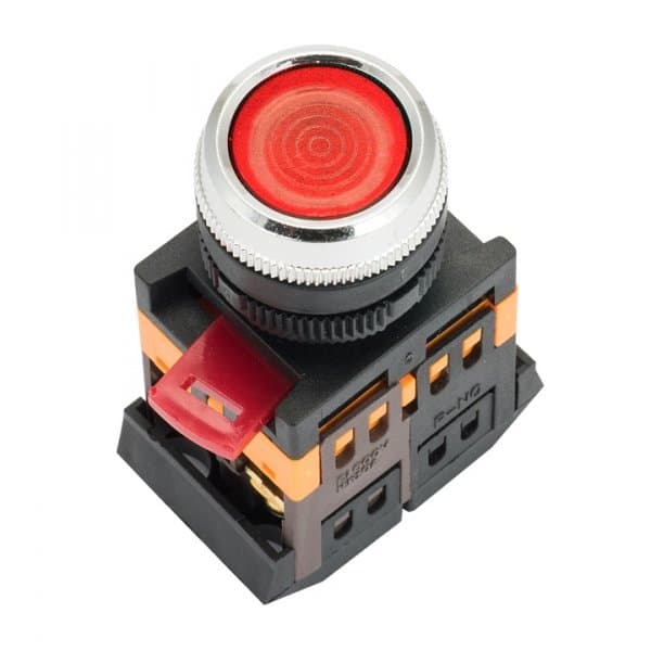 EKF PROxima Кнопка ABLFS-22 с подсветкой красный NO+NC 230В ablfs-22-r — миниатюра 1