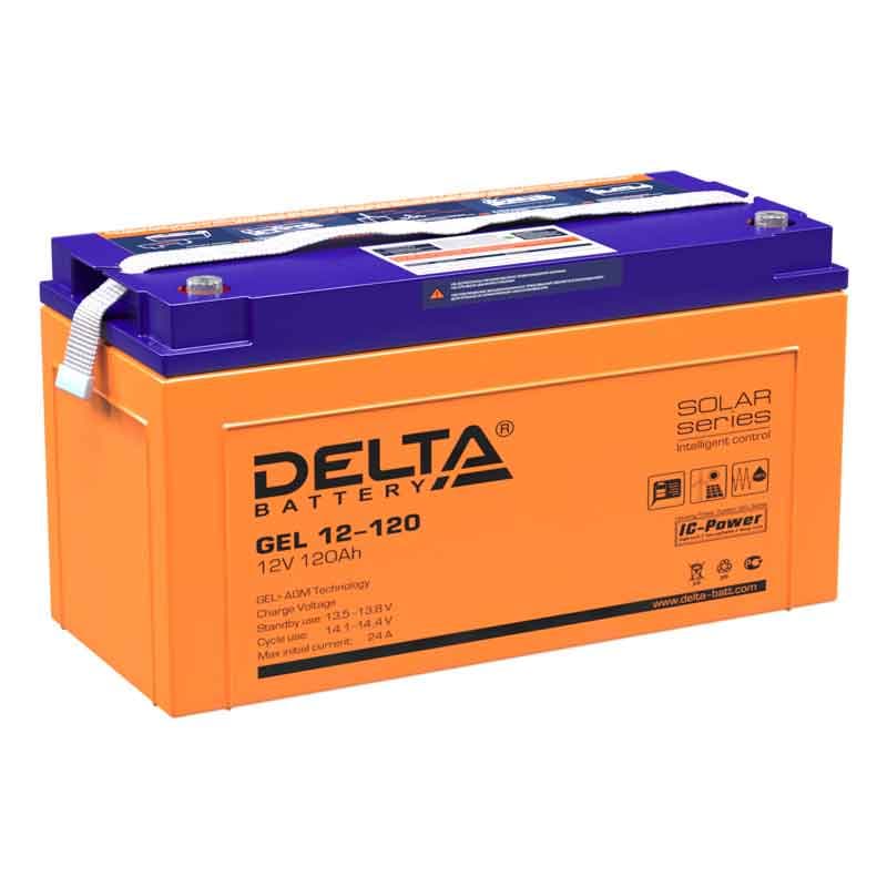Delta Аккумуляторная батарея GEL 12-120 12В/120Ач