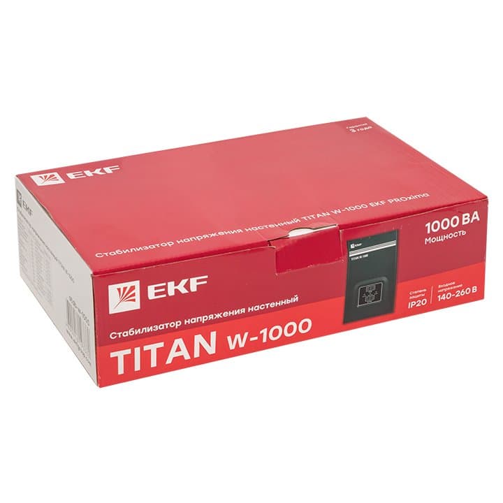 EKF PROxima Стабилизатор напряжения настенный TITAN W-1000 — миниатюра 2